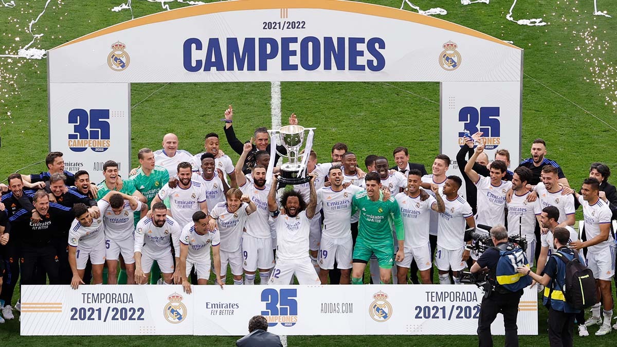 Il REAL MADRID è campione di Spagna: ANCELOTTI da record