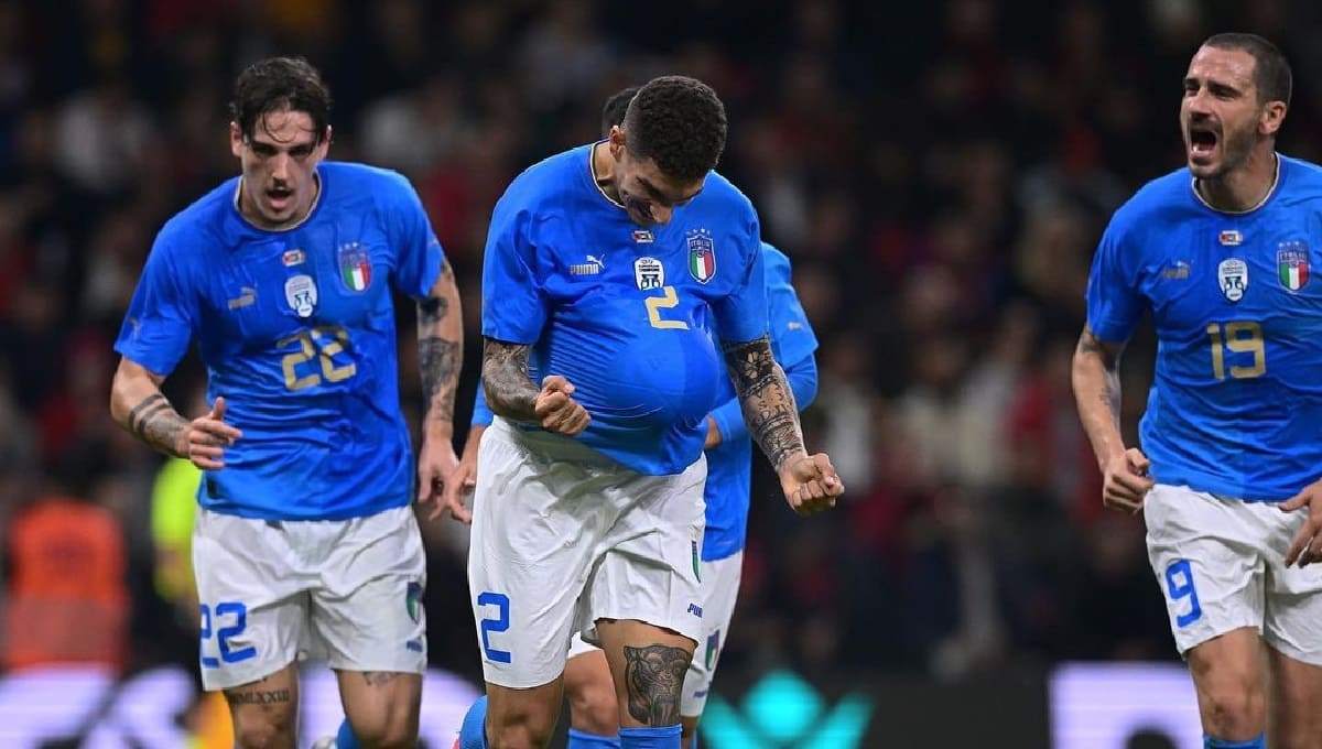 Italia batte Albania in amichevole: Di Lorenzo, gol con dedica