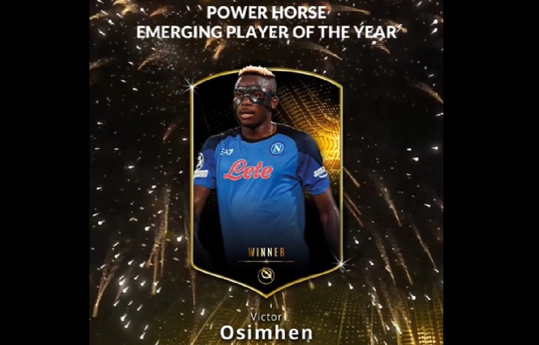 Osimhen trionfa ai Globe Soccer Awards: è il calciatore emergente dell'anno