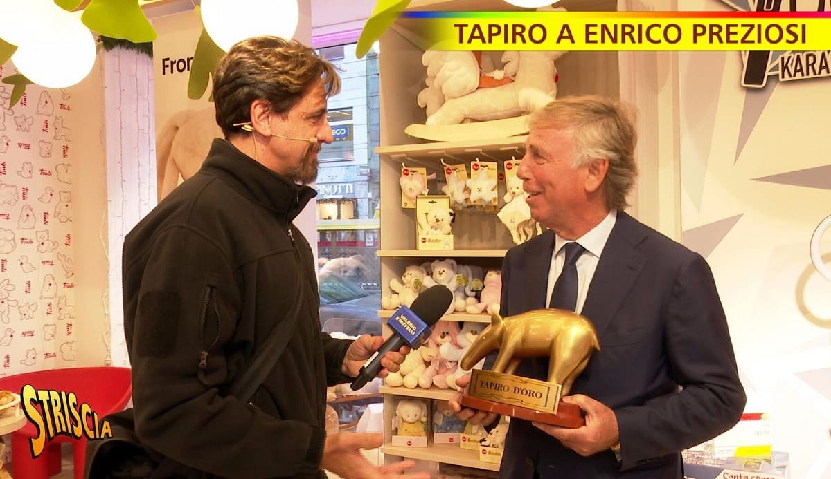 Striscia la notizia, Tapiro d’oro all’ex presidente del Genoa Preziosi