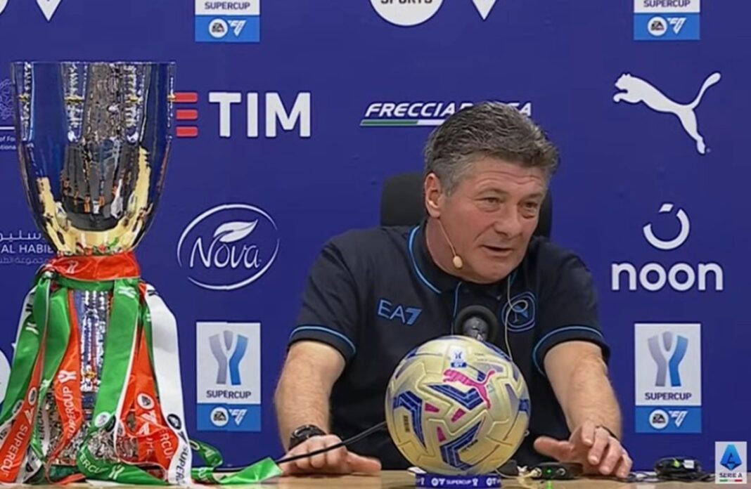 Mazzarri Conferenza Supercoppa Finale